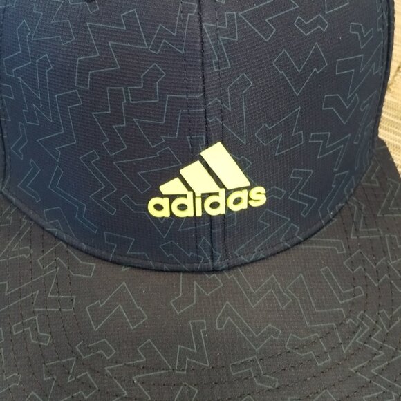 Adidas Color Pop Snapback Hat Navy/Lime Green NWT - Picture 2 of 10